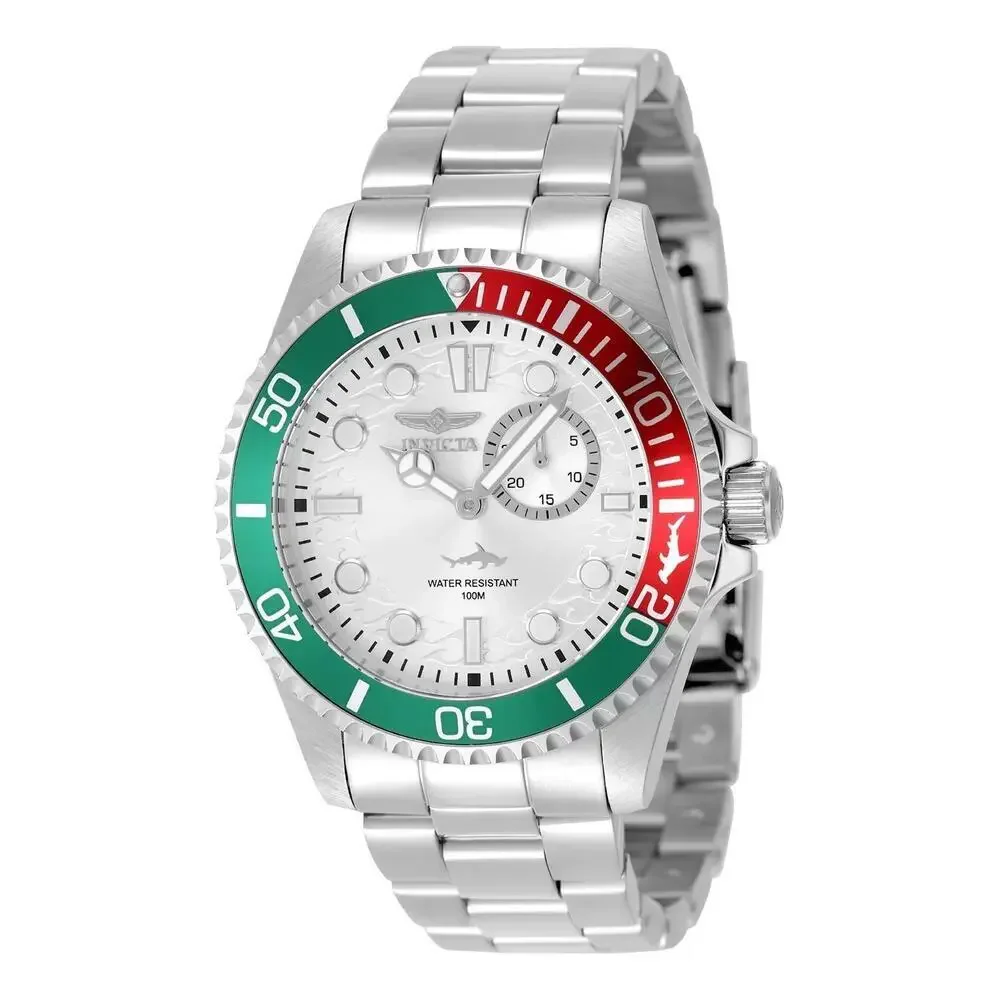 Invicta 49276 Pro Diver Quartz Silver Dial Watch